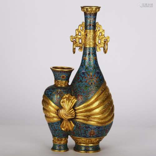 CHINESE CLOISONNE VASE