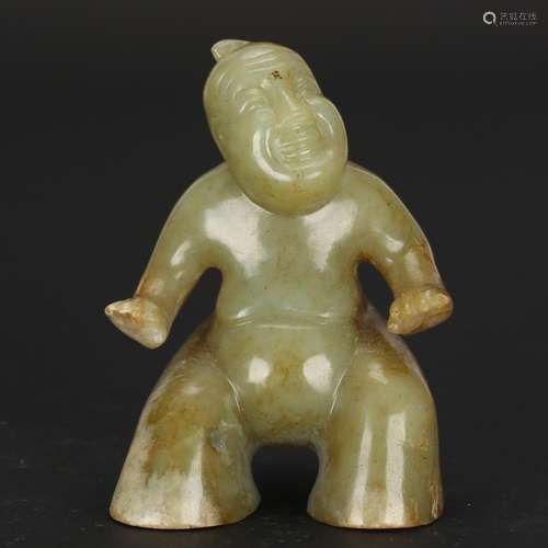 CHINESE JADE FIGURINE