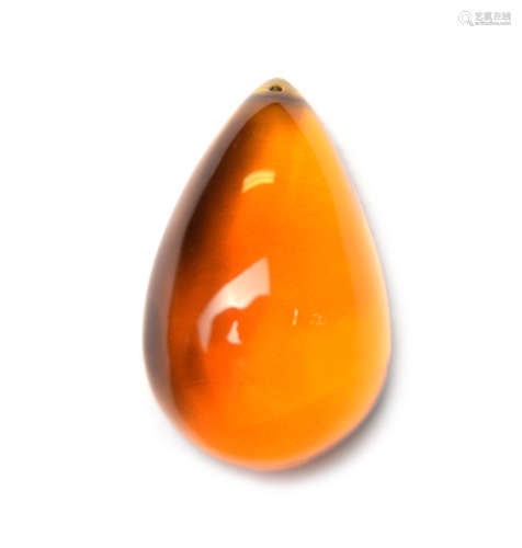 A High Clearness Dominican Blue Amber Pendant