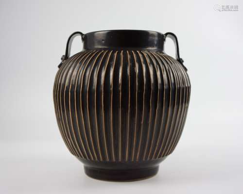 CIZOUYAO BLACK GALZE DOUBLE-MOUT JAR