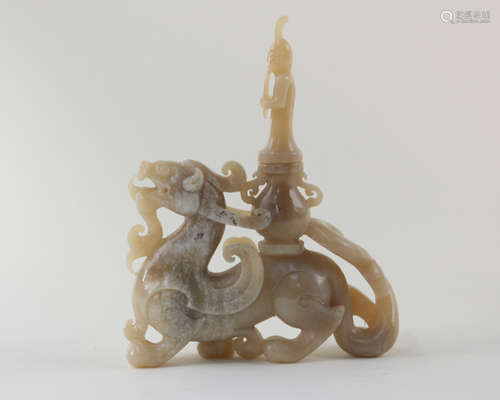 DRAGON FIGURE JADE STONE