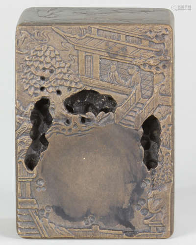 DECORATED CERAMIC INK SLAB