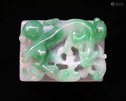 DRAGON PATTERN JADE SEAL