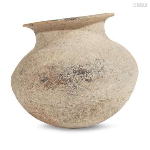 A Cambodian archaic grey pottery jar (pre-Khmer),