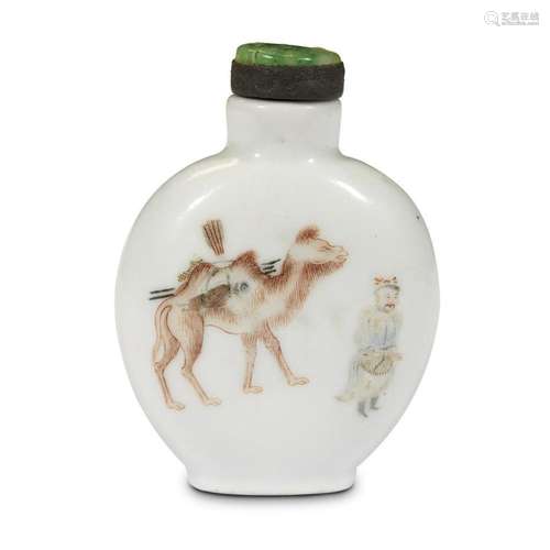 A Chinese enameled porcelain 