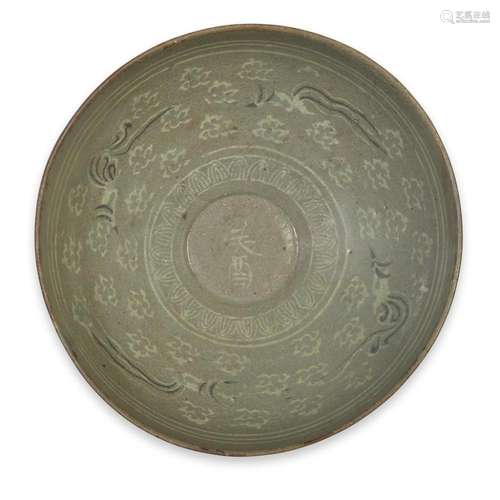 A Korean inlaid celadon bowl, goryeo dynasty, 12th/13th century