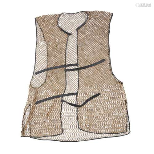 A Chinese bamboo vest, qing dynasty