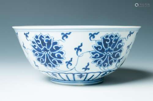 BLUE AND WHITE 'PALACE' BOWL, GUANGXU MARK/PERIOD