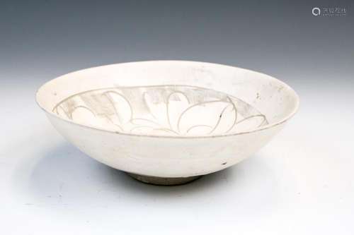 A CIZHOU INCISED 'LOTUS' BOWL, JIN DYNASTY