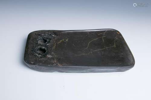 LARGE INKSTONE, LATE QING DYNASTY