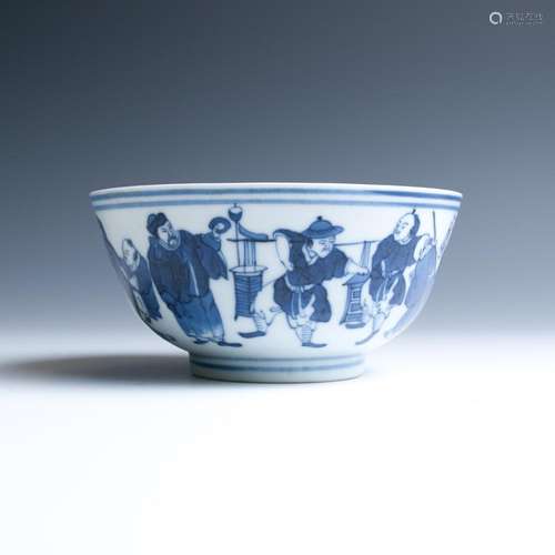 BLUE AND WHITE BOWL