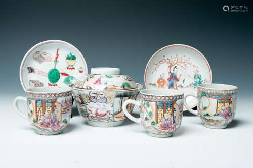 A GROUP OF EXPORT PORCELAIN WARES,18TH/19TH C.