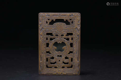 17-19TH CENTURY, A SET OF DRAGON DESIGN INKSTONE, QING DYNASTY