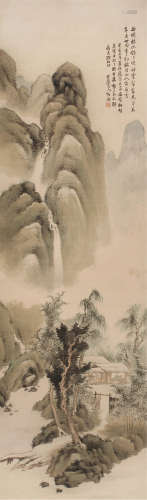 林纾（1852～1924） 山居幽赏 立轴 设色绢本