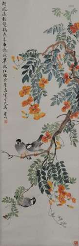 Chinese Painting of Birds by Shang Shengbo