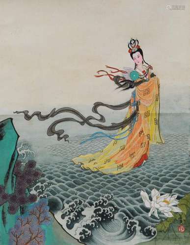 Chinese Painting of Luoshen by Li Yunshen