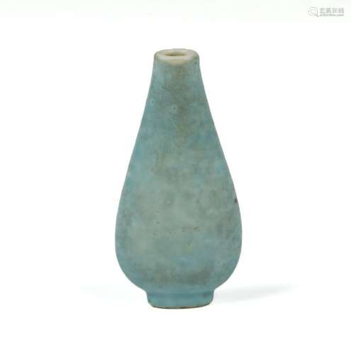 Chinese Robin's Egg Blue Snuff Bottle, 18th Century