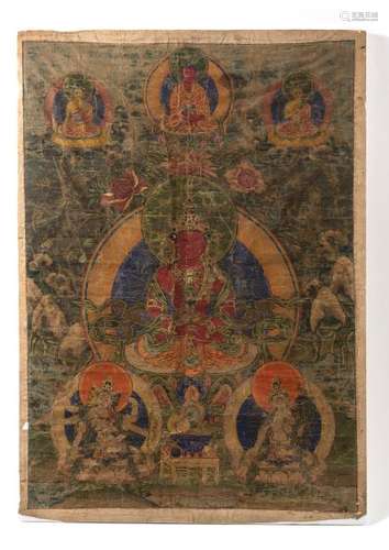 Tibetan Thangka, 17th-18th Century