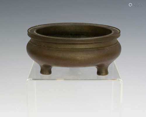 Chinese Bronze Incense Burner, 16th -17th Century