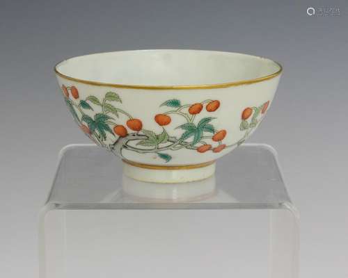 Imperial Chinese Famille Rose Bowl, Guangxu