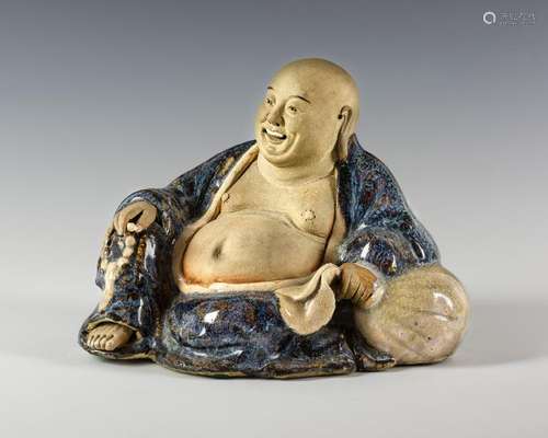 Chinese Shiwan Budai, Late 19th Century