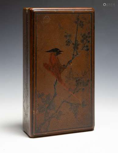 Chinese Rectangular Lacquer Box, 18th-19th Century