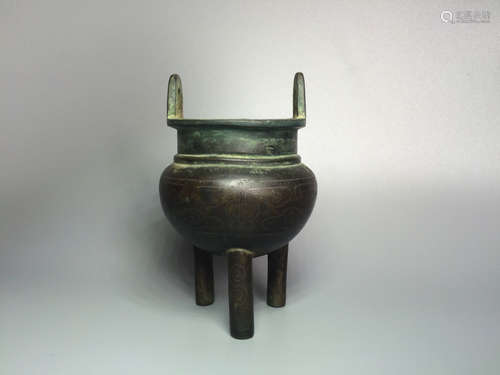 CHINESE BRONZE CENSER