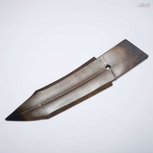 CHINESE ARCHAIC JADE DAGGER