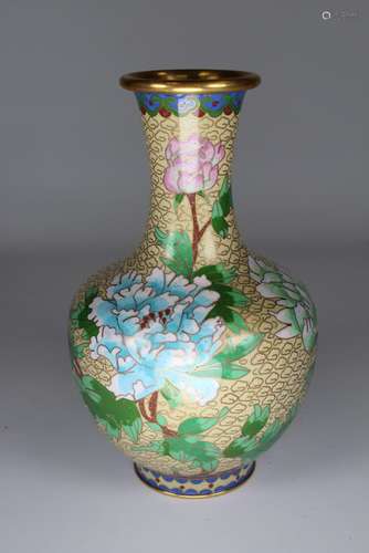 20th C. Chinese Cloisonne Vase