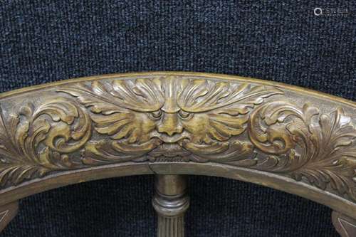 Antique Carved English Corner Chair