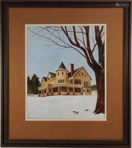 McCorkhill, Mixed Media of a Large Country House