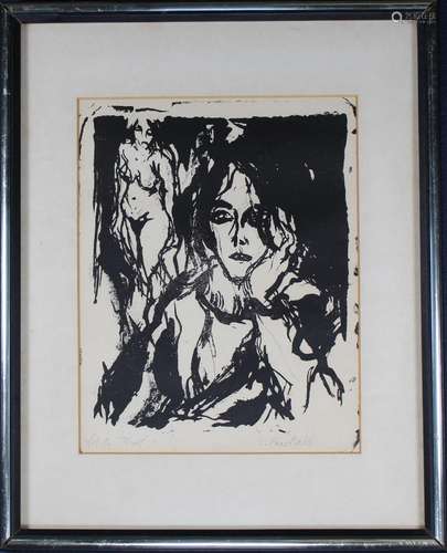 S. Freifield 'Artist Proof' Woodblock