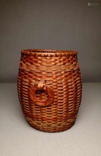 Potawatomi Antique Basket w/ Star Handle