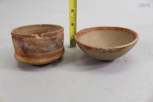 (2) Roman Period Pottery Vessels, Ex Kralings Museum