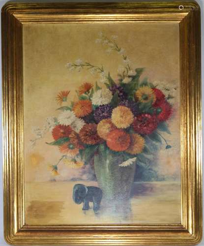 Antique American School Still Life Painting