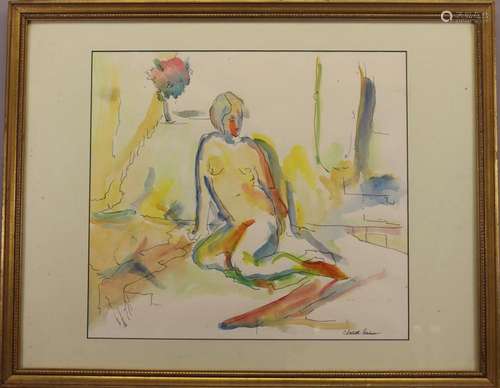 Charlotte Pearlman (20th C) Reclining Figure