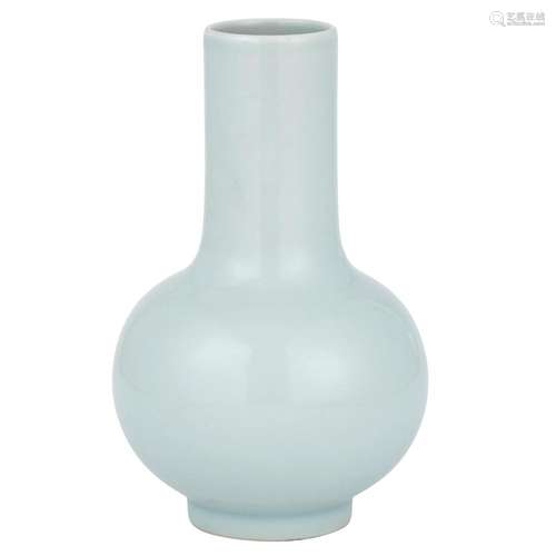 Chinese Celadon Glazed Porcelain Bottle Vase