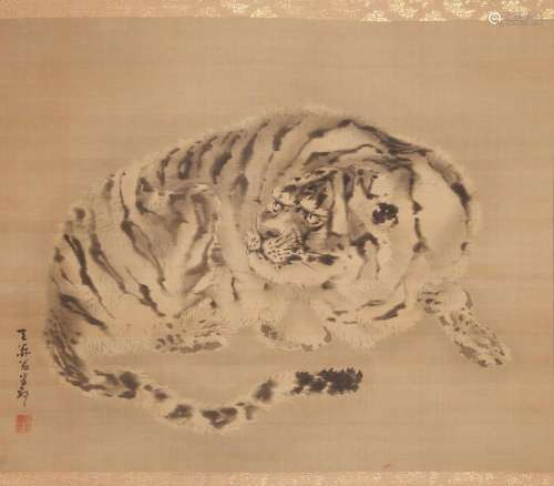 Kishi Ganku (1749-1838) Signed Tenkai Ganku Tiger