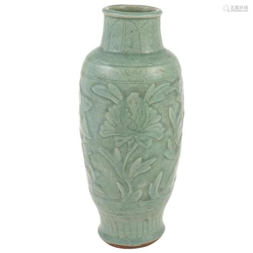 Chinese Longquan Celadon Vase