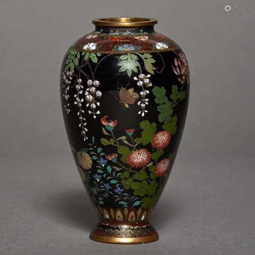 Japanese Cloisonné Enamel Miniature Vase