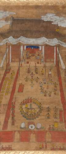 Korean 'Court' Folk Painting