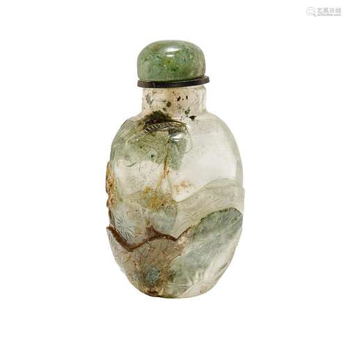 Chinese Rock Crystal Snuff Bottle