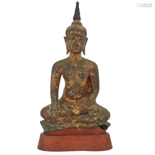 Thai Copper Alloy Bust of Buddha