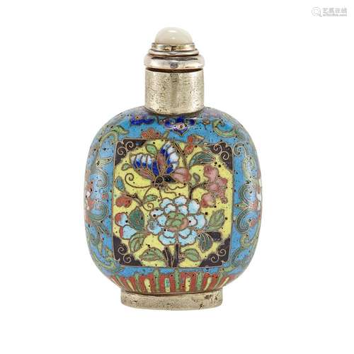 Chinese Cloisonné Enamel Snuff Bottle