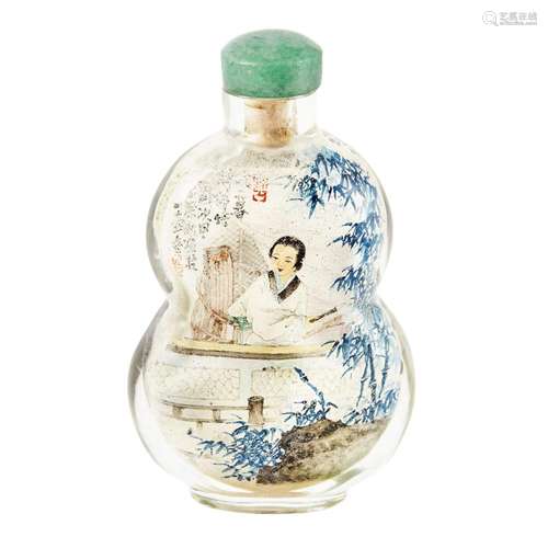 Chinese Inside Painted Glass Snuff Bottle