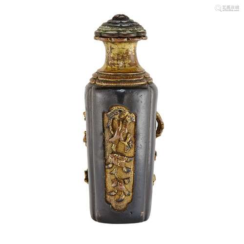 Chinese Mixed Metal Snuff Bottle