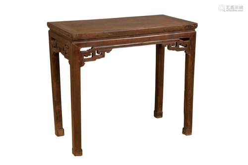 Chinese Zhazhen Wood Side Table