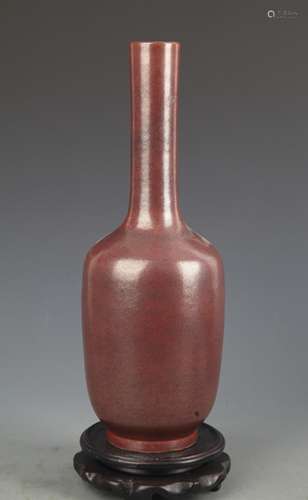 A SAUCE COLOR GLAZE LONG NECK BOTTLE