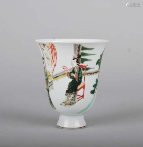 A FAMILLE ROSE CUP, KANGXI PERIOD