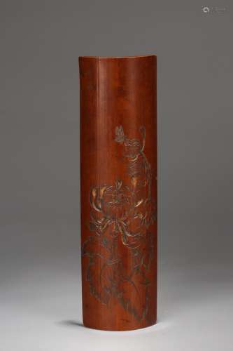 A BAMBOO CARVING OF ARMREST, QING DYNASTY